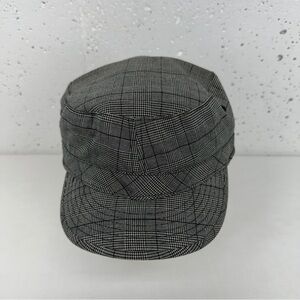 Tribe Headgear Size XL Black & White Plaid Houndstooth Stash Painters Cap NEW